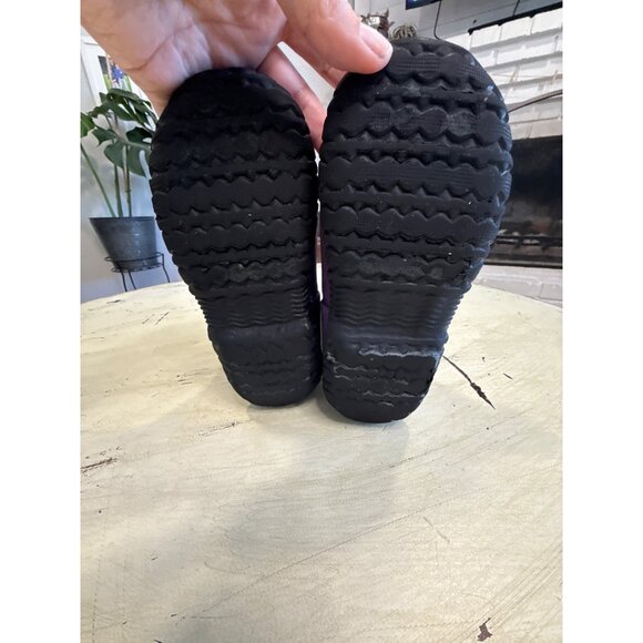 Bogs Girls Purple Waterproof Rubber Boots Size 1 Big Kids Floral Garden - Picture 6 of 7